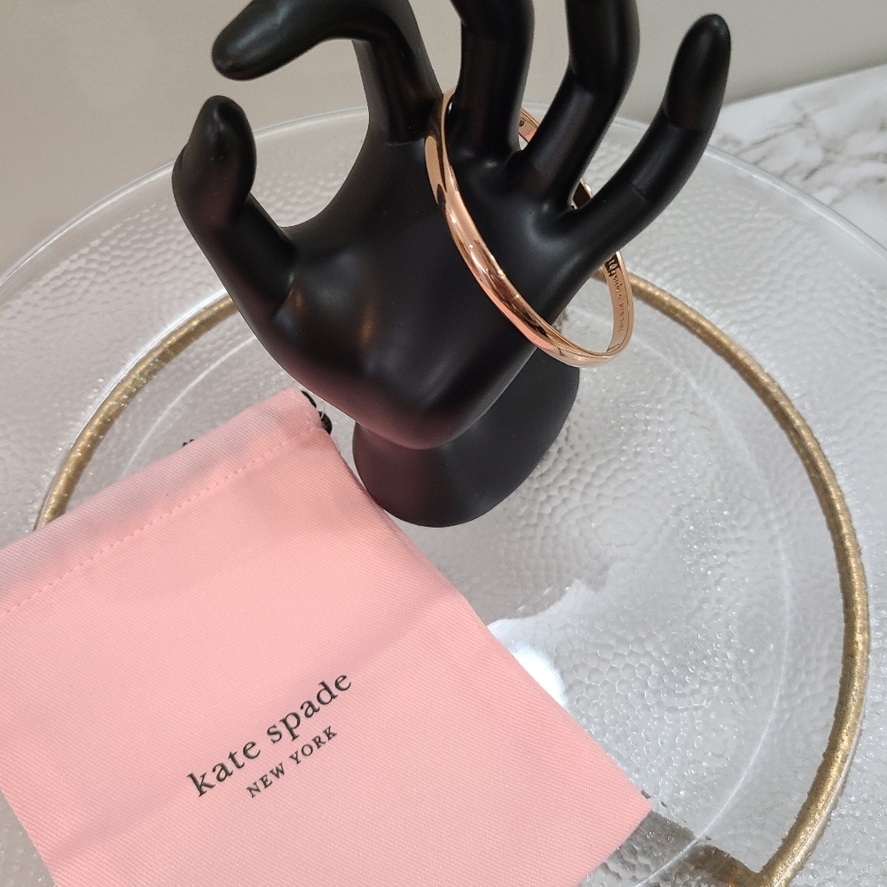 Kate Spade rose gold bangle